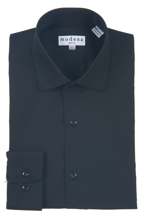 Modena Slim Fit Poplin Dress Shirt