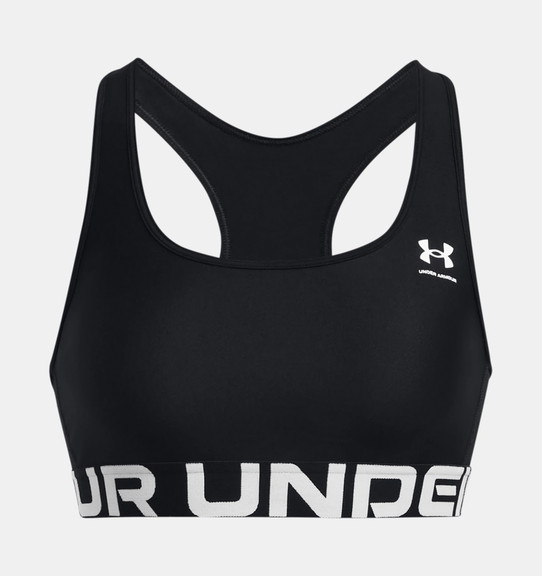 UA® HeatGear® Armour Mid Branded Sports Bra