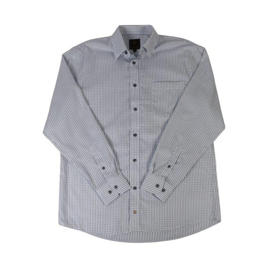 F/X Fusion B&T Long Sleeve Micro Textured Check Shirt