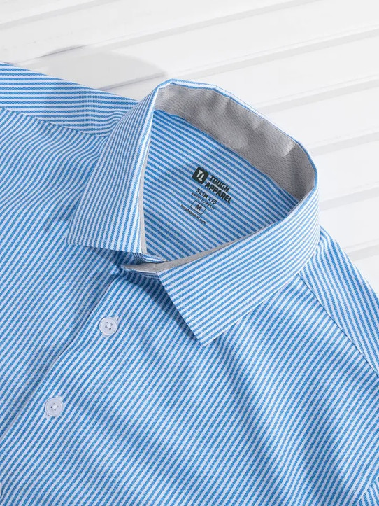 Hustle Sport Shirt - Banker Stripe