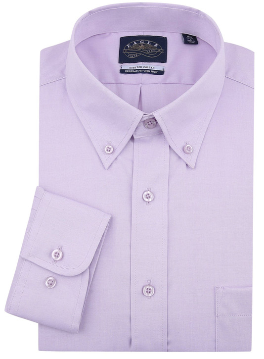 Eagle Button Down Dress Shirt - Lavender Eagle Button Down Dress Shirt - Lavender