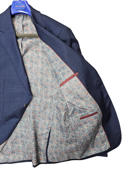 Giles & Jasper Navy Bradley Blazer Giles & Jasper Navy Bradley Blazer