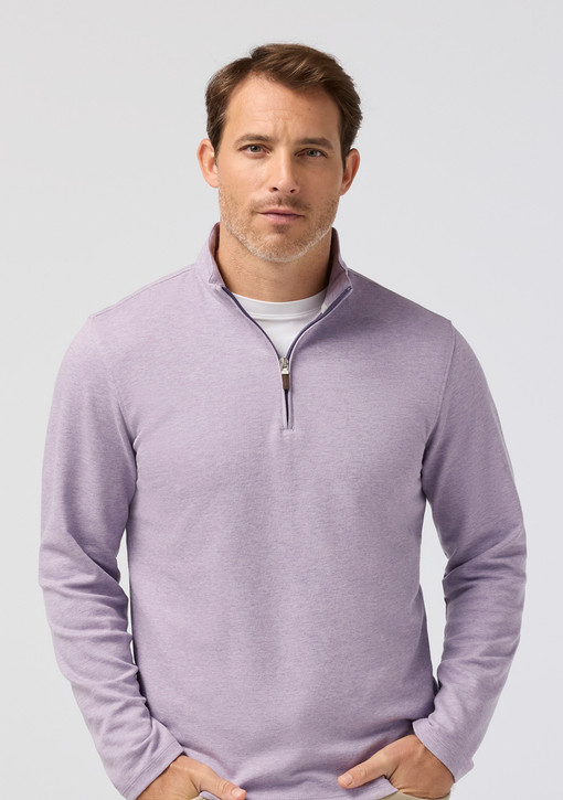 Mizzen+Main KPI Quarter Zip - Dark Slate Heather - TLY21-DSH