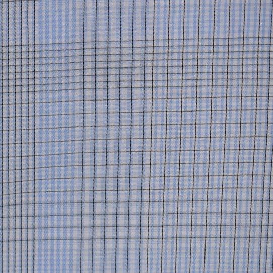 F/X Fusion B&T Short Sleeve Plaid Shirt- White/Tan/Blue