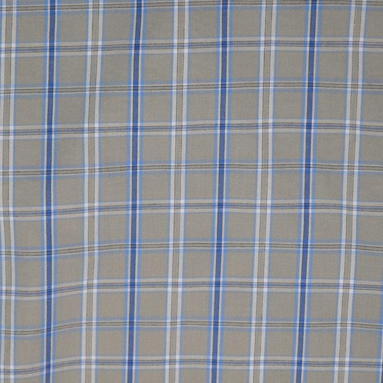 F/X Fusion Short Sleeve Multi Plaid Shirt- Grey/Blue