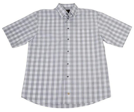 F/X Fusion Short Sleeve Multi Plaid - Grey/Tan
