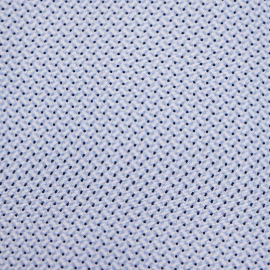 TREND by F/X Fusion Long Sleeve Blue Micro Dot Print