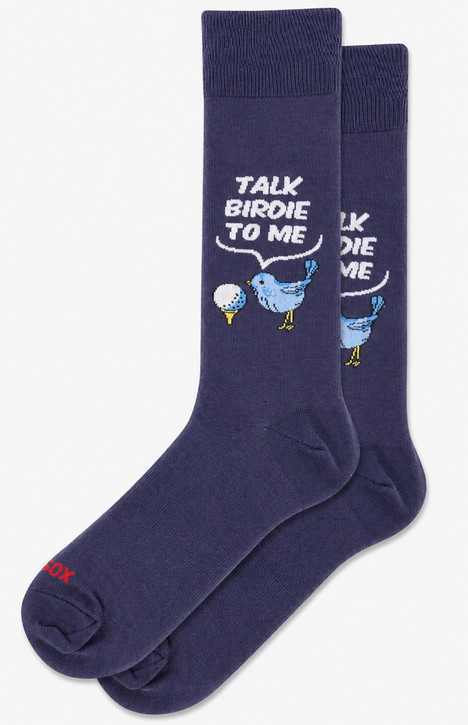HOTSOX Talk Birdie To Me Crew Sock