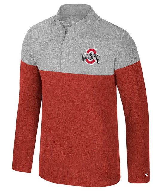 Colosseum Ohio State Buckeyes Leto 1/4 Zip Windshirt