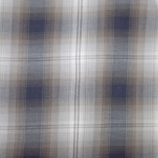 F/X Fusion Long Sleeve Mini Check Shirt - Taupe Multi