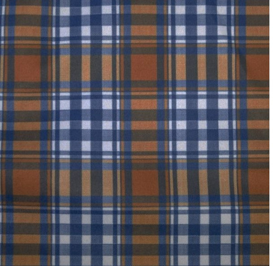 F/X Fusion Long Sleeve Shirt Multi Plaid - Navy/Brown