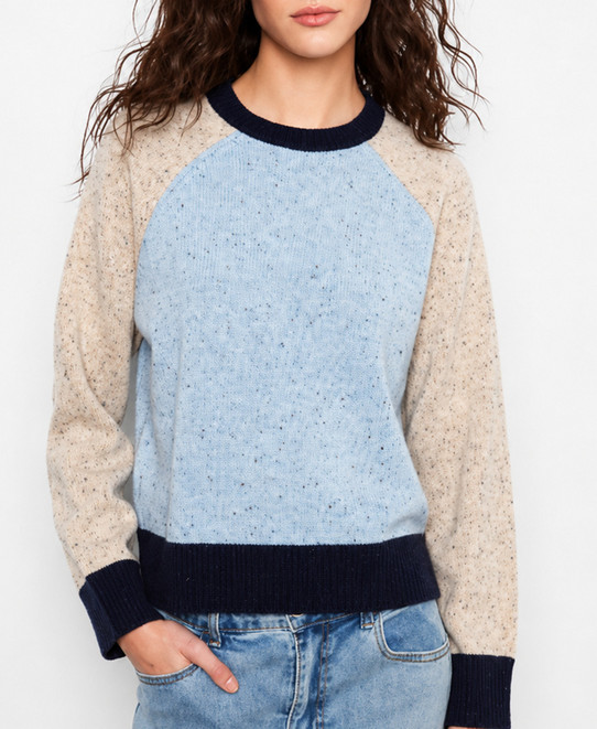 Charlie B Longsleeve Color Block Sweater