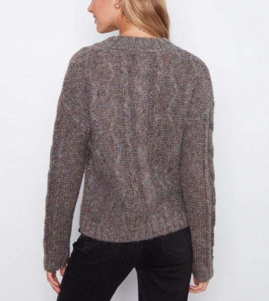 Charlie B Metallic Yarn Longsleeve Sweater
