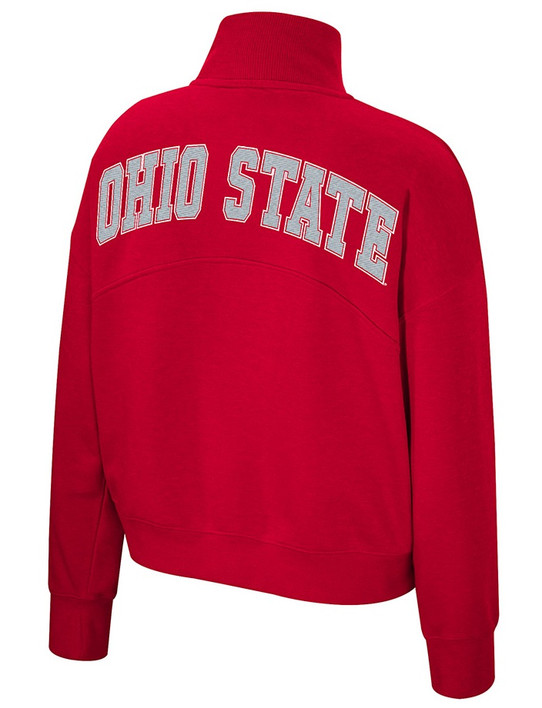 Colosseum Ohio State Buckeyes Claire 1/2 Zip Fleece