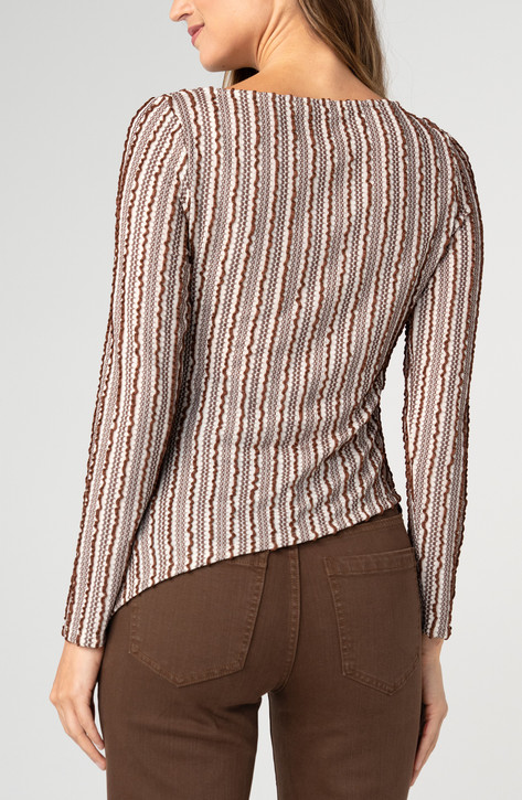 Liverpool Asymmetrical Hem Knit Top
