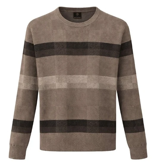F/X Fusion Long Sleeve Textured Crew Sweater