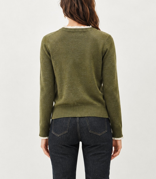Be Cool Ruffle Hem Cardigan
