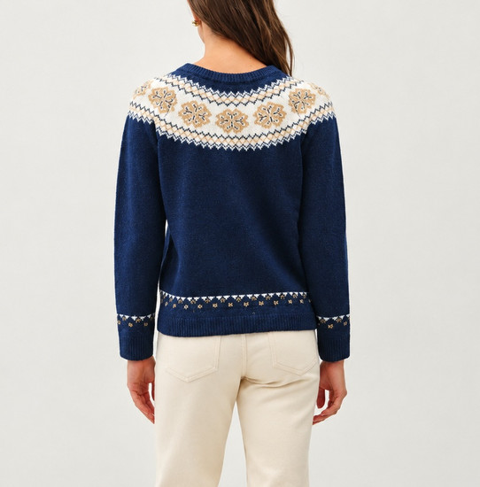 Be Cool Nordic Print Cardigan