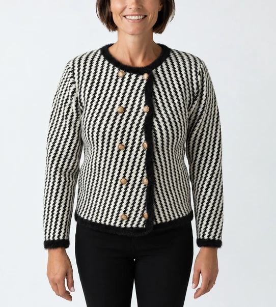 Creation Double Breasted Cardigan