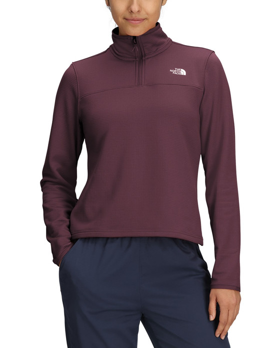 The North Face Women's Cedar Trail Grid Fleece 1/4 Zip Jacket