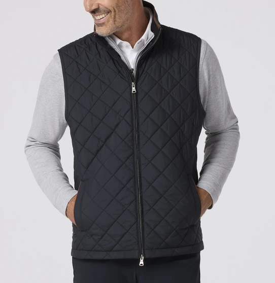 Mizzen+Main Brentwood Vest - Black