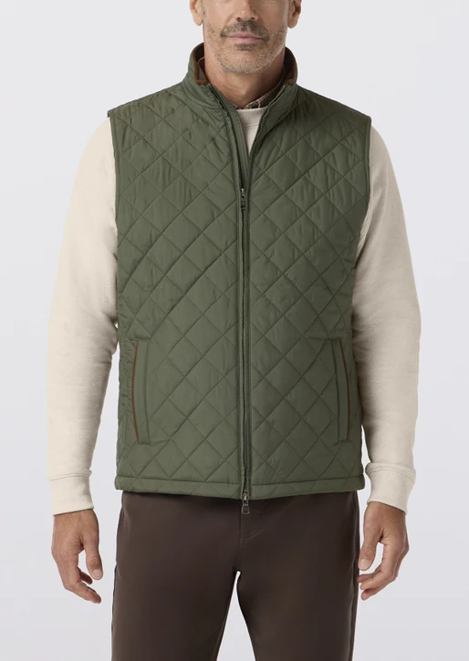 Mizzen+Main Brentwood Vest - Olive