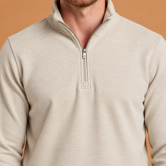 North River 1/4 Zip Popcorn Fleece -Tall