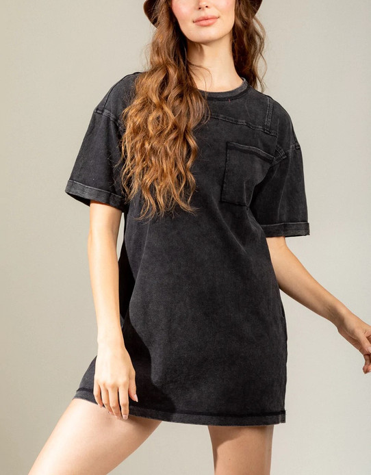 Distressed Tshirt Dress