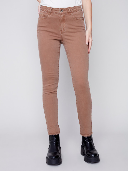 Charlie B Tulip Hem Twill Pant