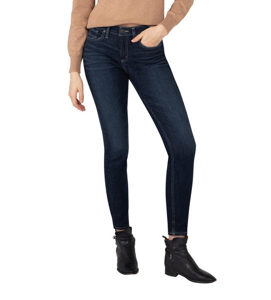 Silver Curvy High Skinny