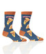 YO Sox Men's Pizzatarian Socks