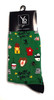 YO Sox Men's Christmas Pranks Socks