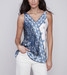 Charlie B Vneck Knot Shoulder Top