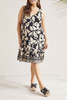 Tribal Plus V-neck Printed Sleeveless Dress