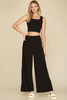 She + Sky Side Slit Heavy Knit Pants