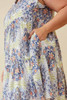 Hayden Textured Floral Mandala Print Dress