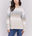 Charlie B Side Button Printed Sweater