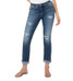 Silver Beau Mid Rise Girlfriend Jean