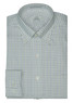 Cooper & Stewart Regular Fit Multi Windowpane Button Down Collar