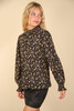 New In Ruffle High Neck Blouse