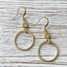 VB & Co Simple Hoop Circle Earrings
