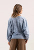 Blu Pepper Washed Extended Shoulder Sweatshirt