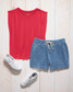 Flag & Anthem Buffy Drawstring Striped Short
