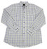 F/X Fusion B&T Long Sleeve Mini Check Shirt - White/Blue/Grey