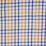 F/X Fusion Short Sleeve Twill Check Shirt- White/Gold/Blue