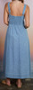 Blu Pepper Floral Denim Jacquard Sweetheart Midi Dress