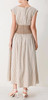 FREEMARKET Striped Woven Midi Dress