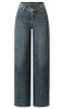 Silver V Front Wide Leg Jeans - L64904HDR236