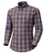 F/X Fusion Long Sleeve Shirt Multi Plaid - Navy/Brown