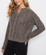 Charlie B Metallic Yarn Longsleeve Sweater